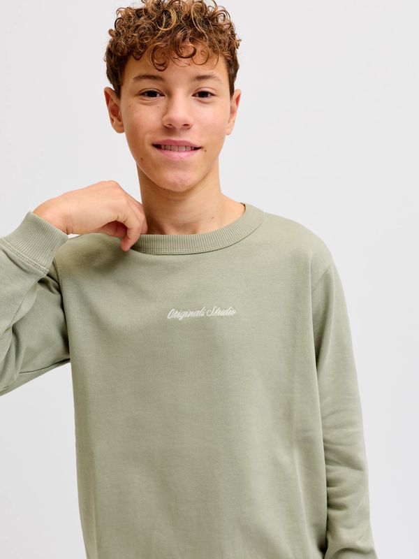 12284064 JACK &amp; JONES Originals Studio Sweater Lichtgroen