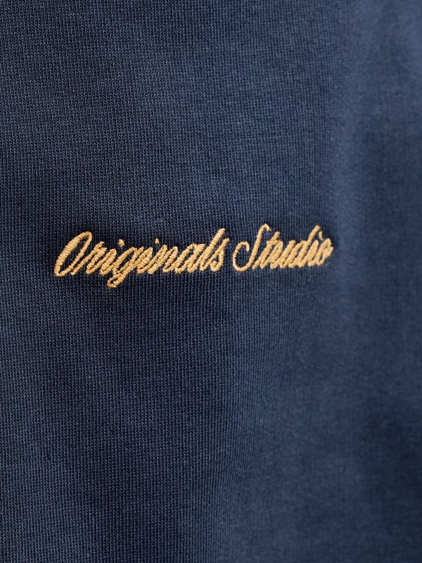 12284064 JACK &amp; JONES Originals Studio Sweater Donkerblauw