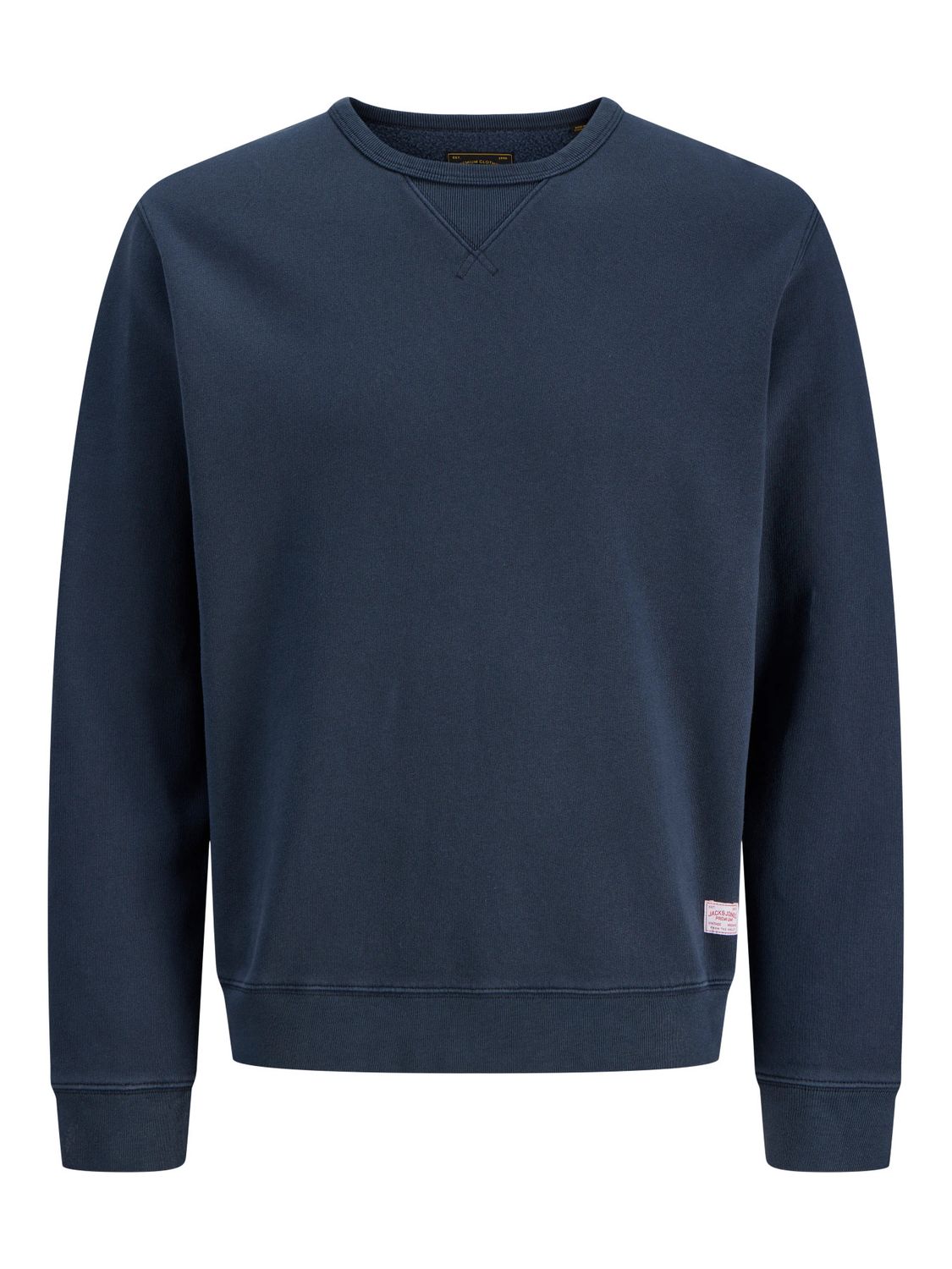 12309321 JACK &amp; JONES Premium Sweater Donkerblauw Vintage Look