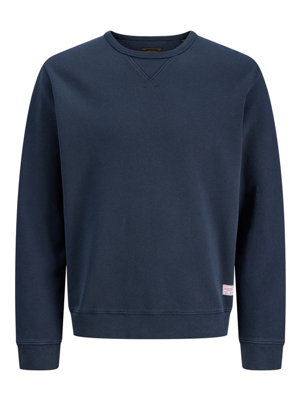 12309321 JACK &amp; JONES Premium Sweater Donkerblauw Vintage Look