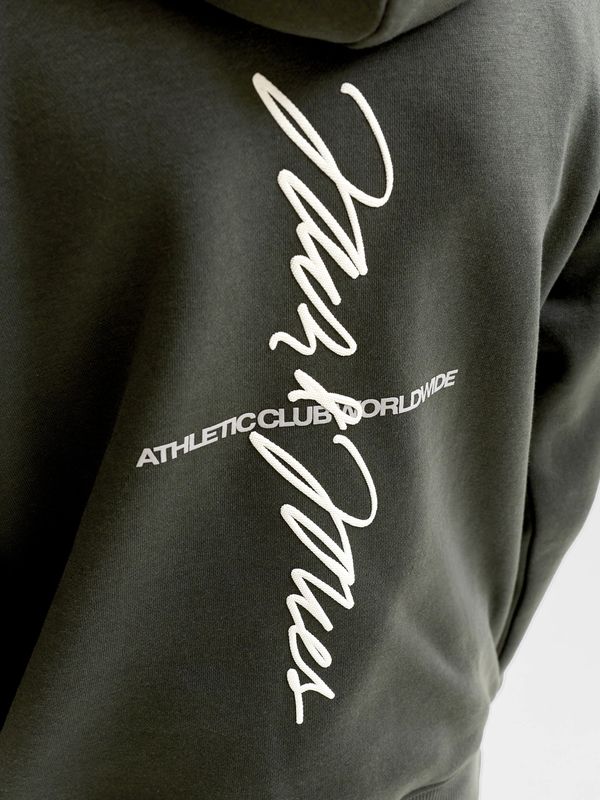 12301331 JACK &amp; JONES Junior JJCOR Hoodie Donkergroen