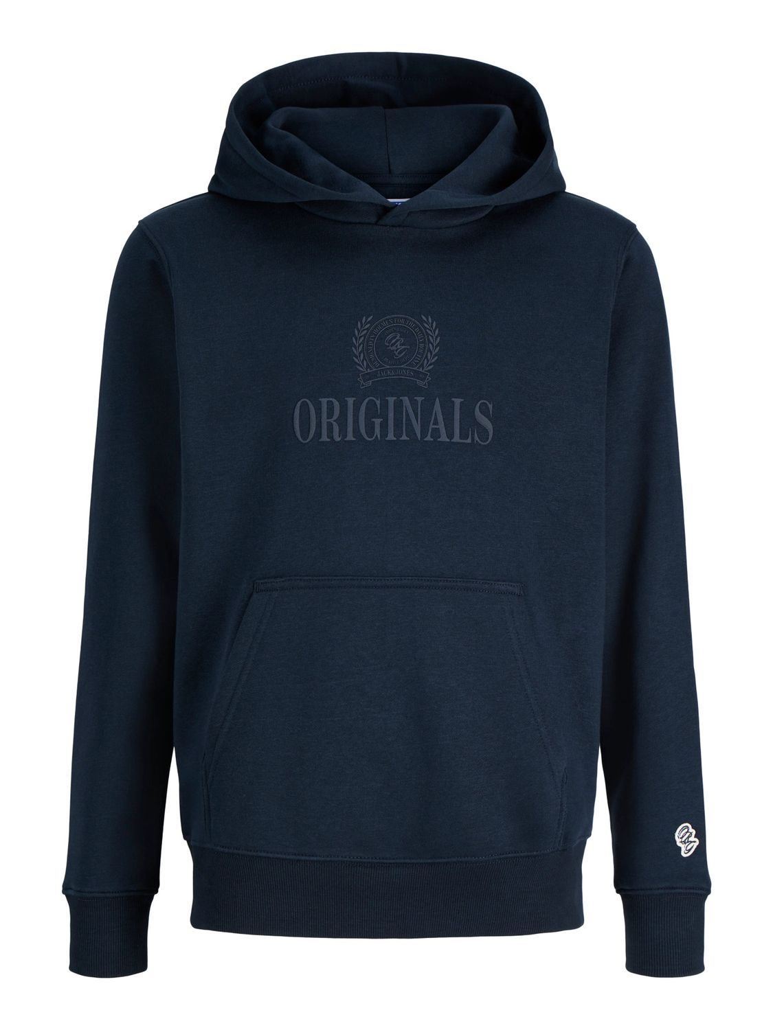 12301416 JACK &amp; JONES Junior Originals Hoodie Donkerblauw