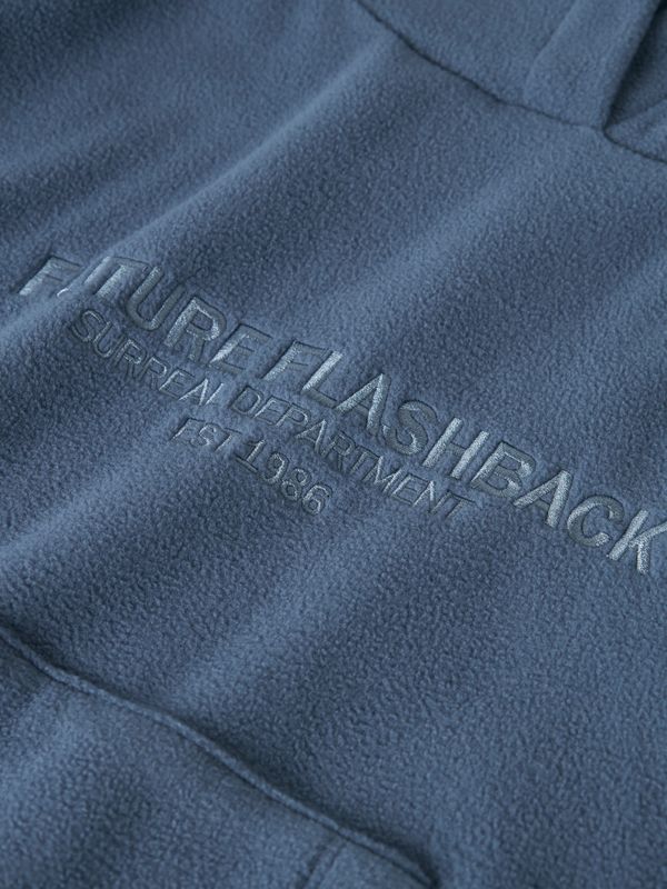 13258249 NAME IT Fleece Hoodie Future Flashback Blauw
