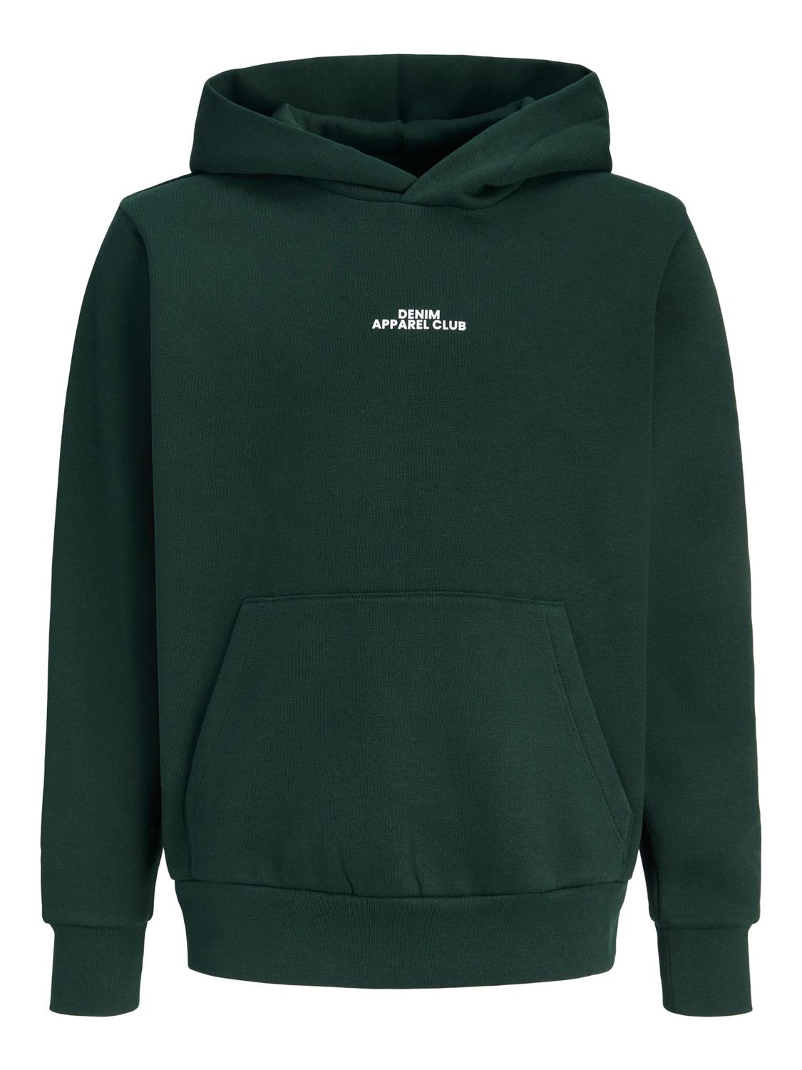 12299753 JACK &amp; JONES Junior Hoodie Denim Apparel Club Donkergroen