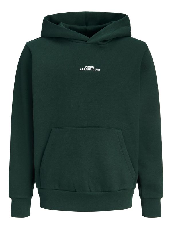 12299753 JACK &amp; JONES Junior Hoodie Denim Apparel Club Donkergroen