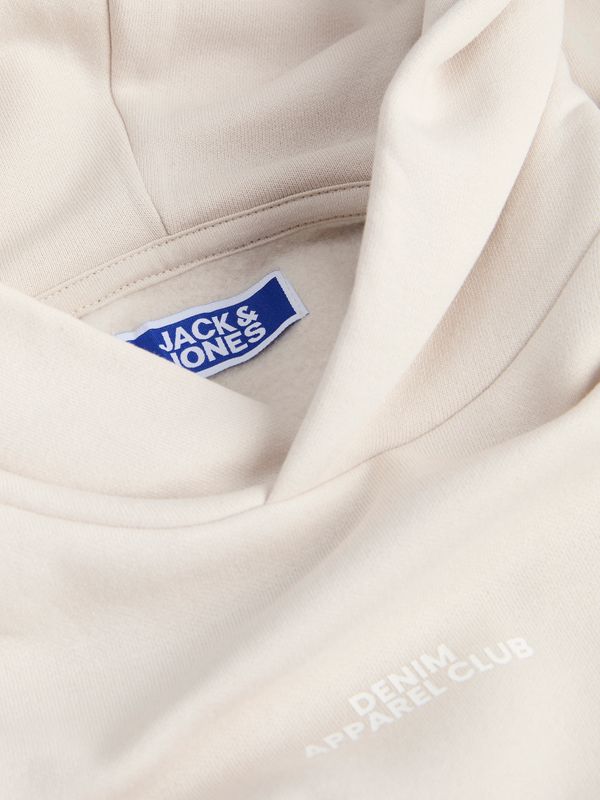 12299753 JACK &amp; JONES Junior Hoodie Denim Apparel Club Off White