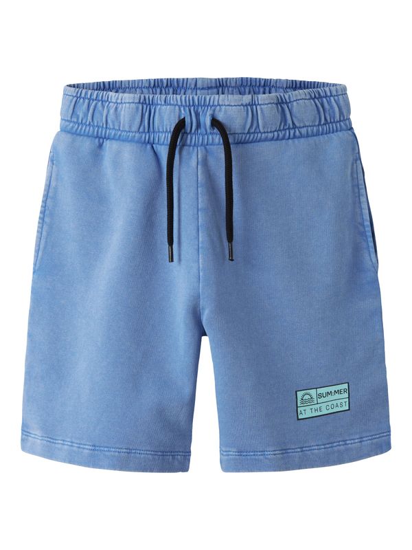 13241260 NAME IT Sweatshort Lichtblauw Summer At The Coast