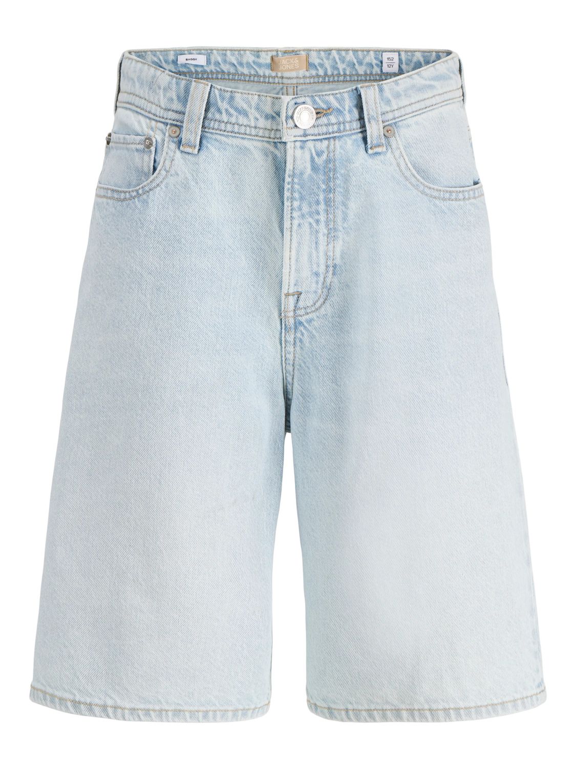 12292025 JACK &amp; JONES Junior Baggy Denim Short Lichtblauw