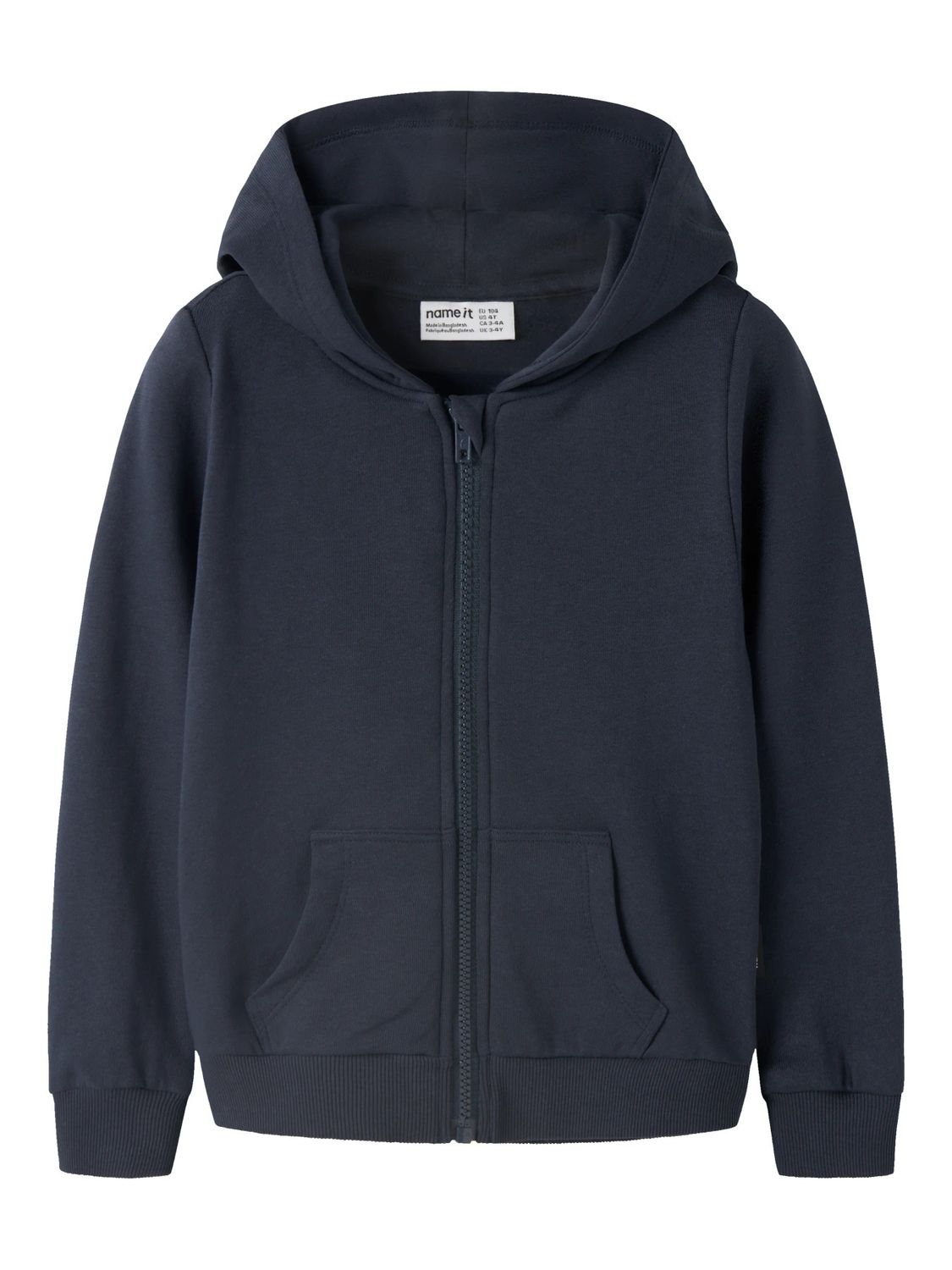 13224921 – Donkerblauw Vest met Capuchon en Ritssluiting voor Jongens