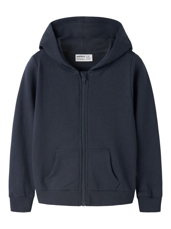 13224921 – Donkerblauw Vest met Capuchon en Ritssluiting voor Jongens