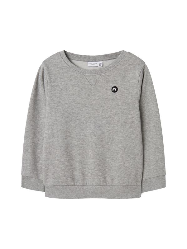 13220321 NAME IT Basic Sweater Grijs Melange