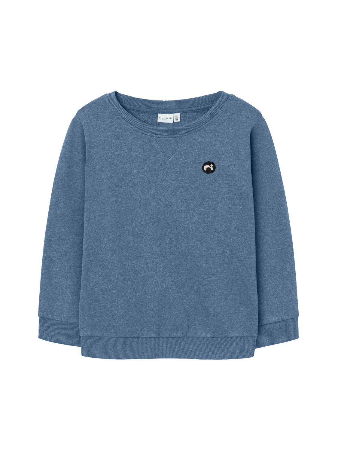 13220321 NAME IT Basic Sweater Blauw Melange