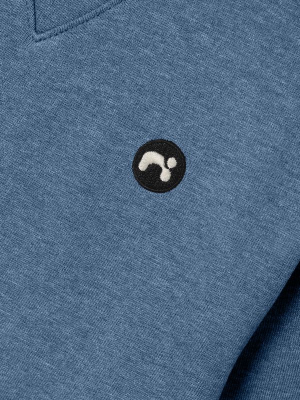 13220321 NAME IT Basic Sweater Blauw Melange