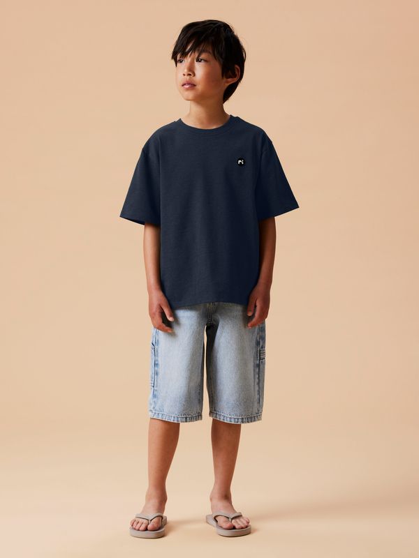 13253373 – Donkergrijs T-shirt voor Jongens met Ronde Hals