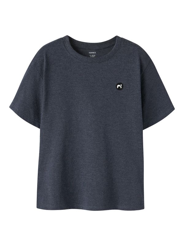13253373 – Donkergrijs T-shirt voor Jongens met Ronde Hals