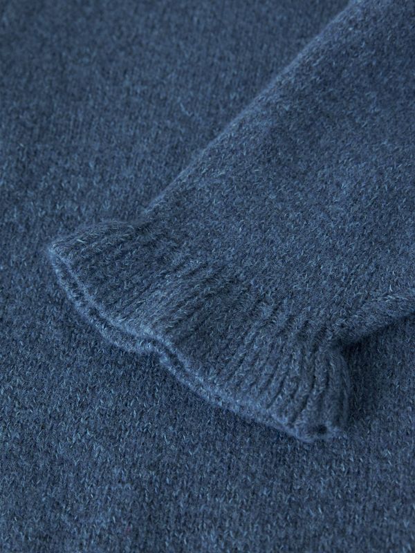 13257654 – Name It meisjes trui met rucheskraag blauw