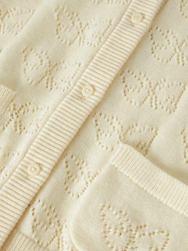 13254385 – Name It lichtgeel meisjes vest met vlinderpatroon