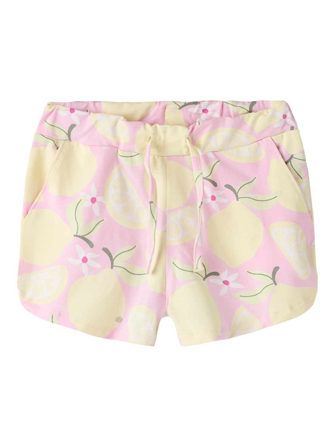 13254654 – Name It roze short met citroenprint voor meisjes