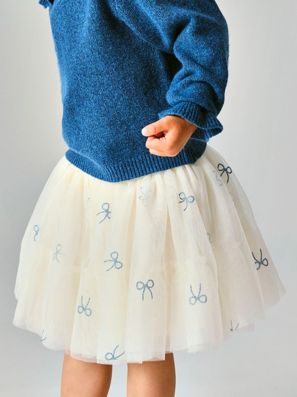 13257477 NAME IT Meisjes Tule Rok met Strikjes