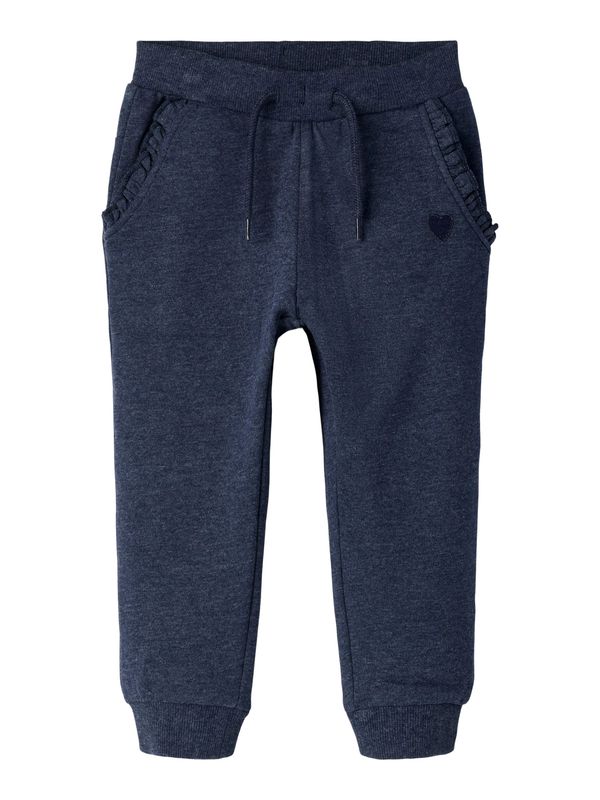 13245043 NAME IT Meisjes Joggingbroek Donkerblauw met Hartje