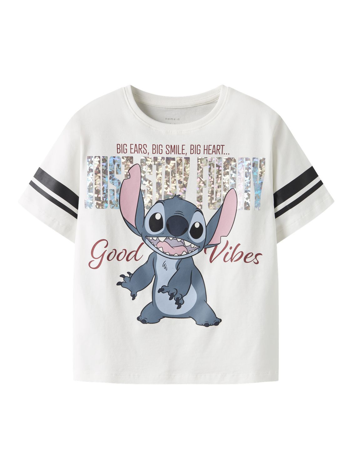 NAME IT Disney Stitch T-shirt Meisjes Wit – 13252107