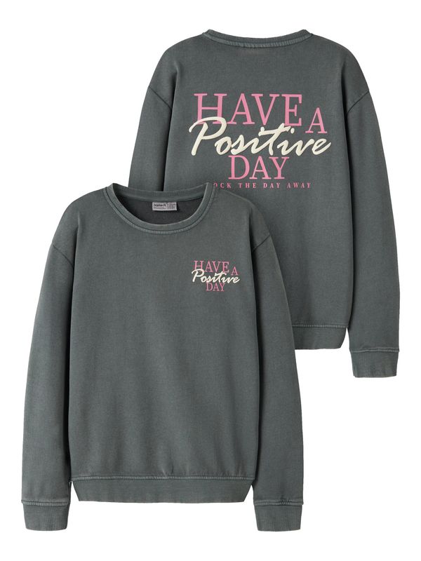 NAME IT Meisjes Sweater Donkergrijs – 13258329