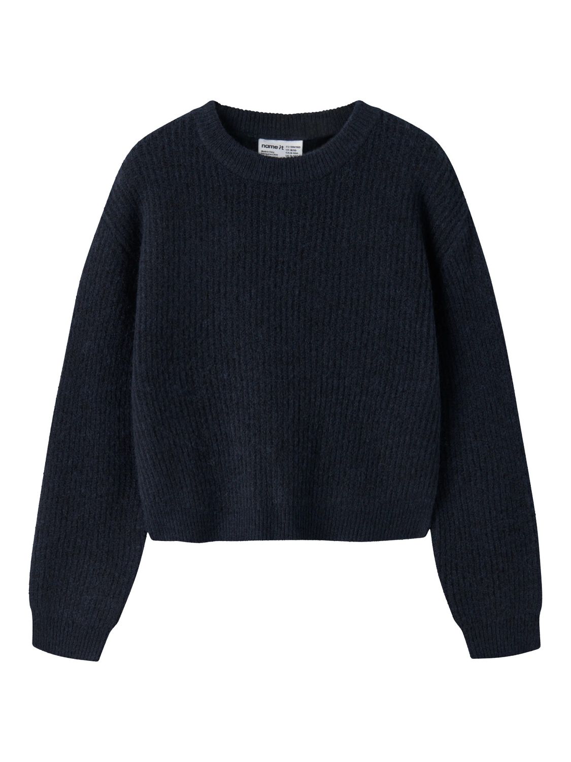 NAME IT Meisjes Gebreide Trui Donkerblauw – 13245039