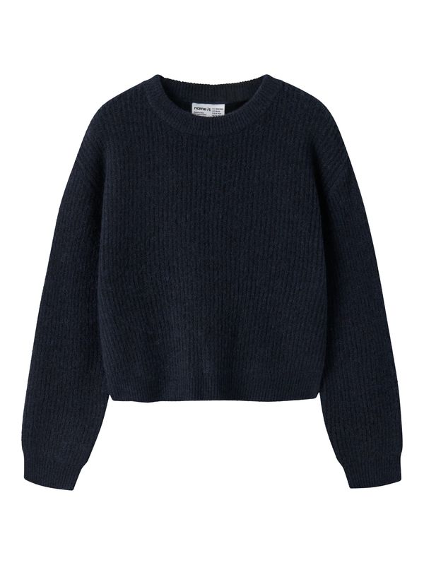 NAME IT Meisjes Gebreide Trui Donkerblauw – 13245039