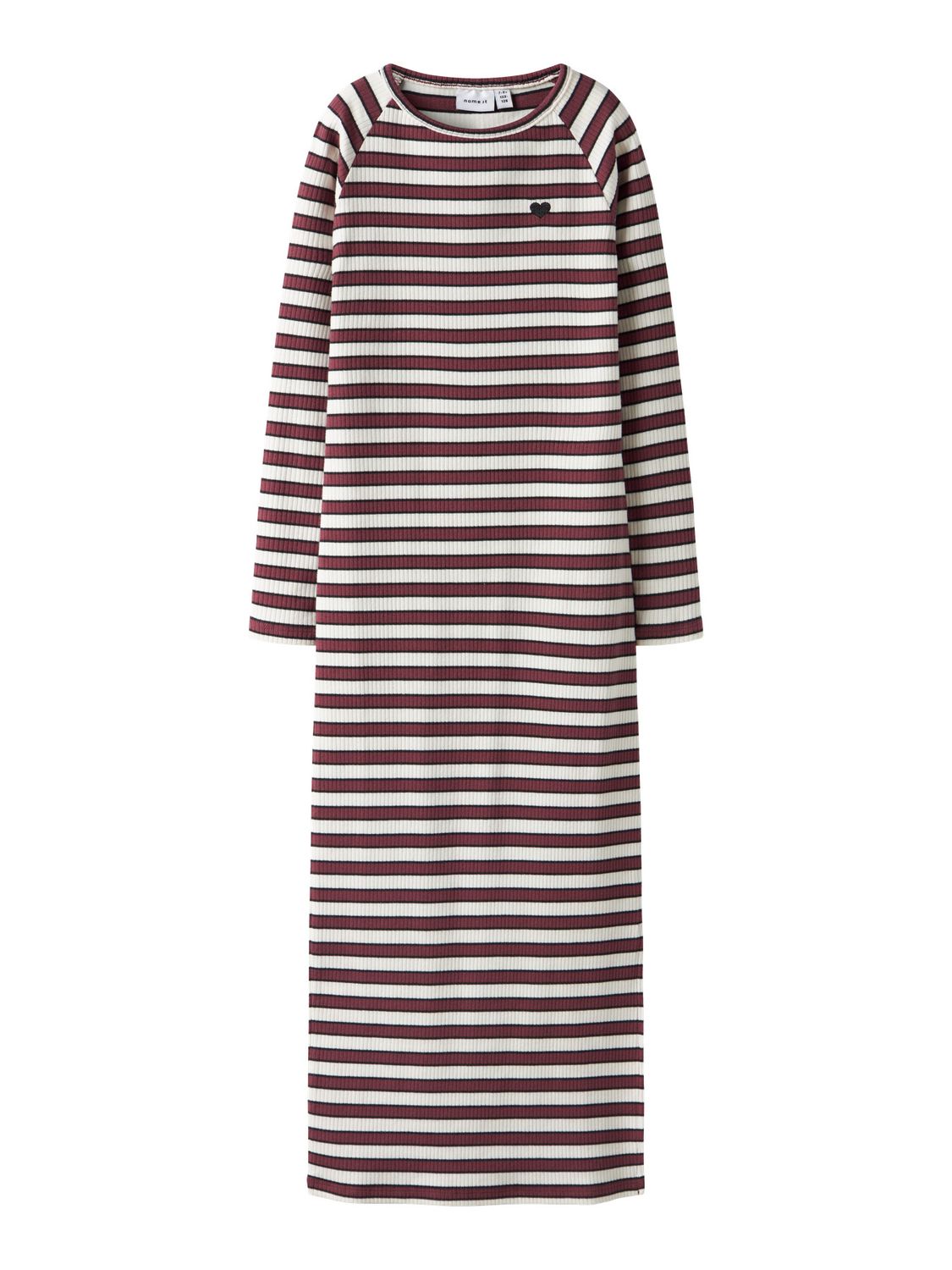 NAME IT Meisjes Geribde Maxi Jurk Gestreept – 13251716