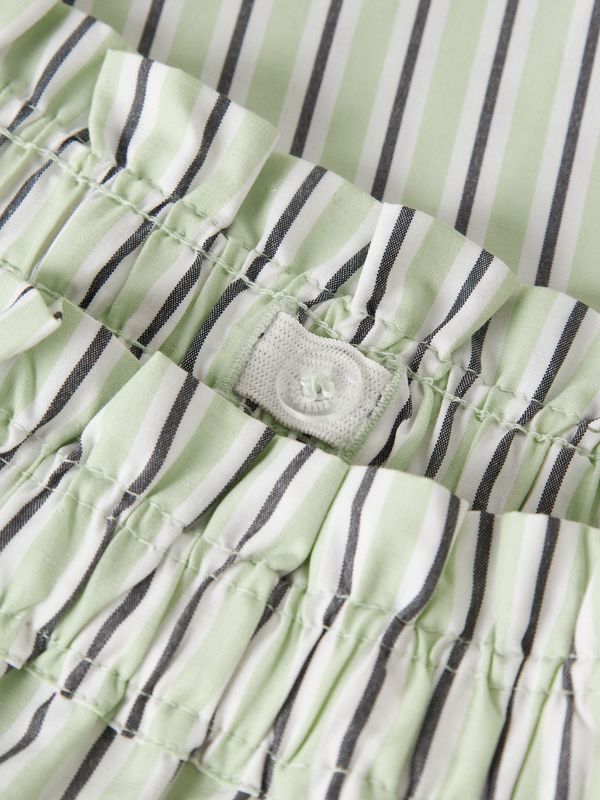NAME IT Meisjes Gestreepte Short Groen – 13251274