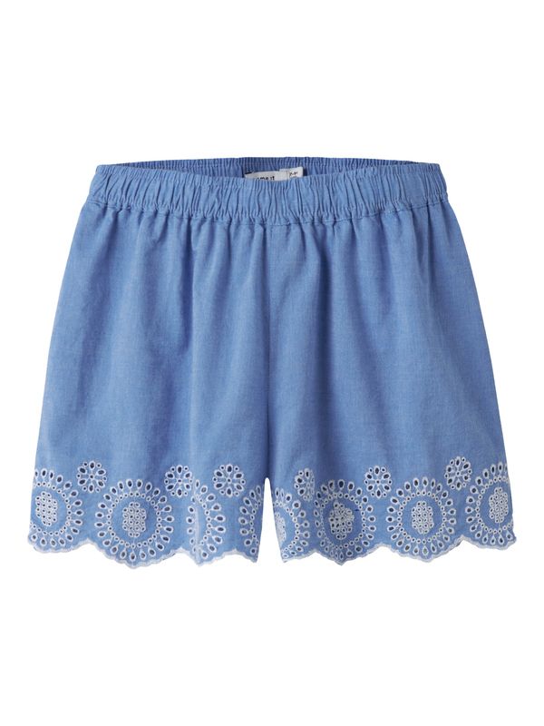NAME IT Meisjes Broderie Short Lichtblauw – 13254768