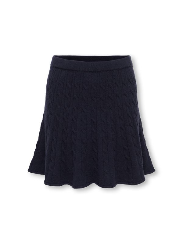 ONLY Meisjes Gebreide Rok Donkerblauw – 15377020