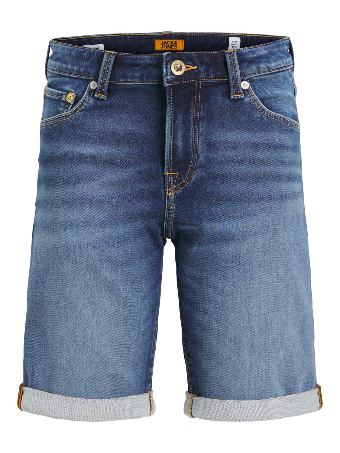 12269797 – Blauwe denim short voor jongens