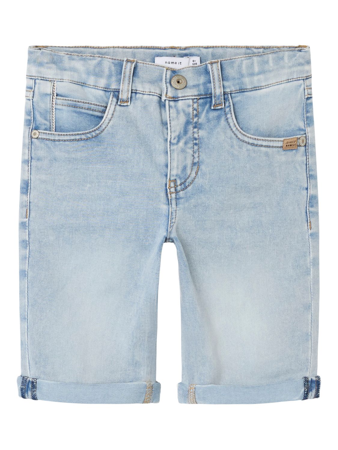 13197327 – Lichtblauwe denim short voor jongens