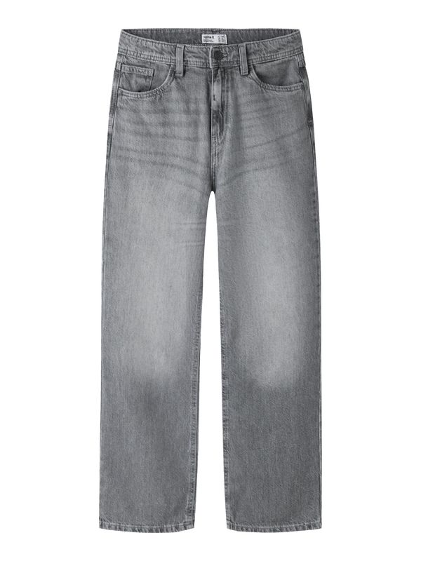 13240392 NAME IT Jongens Wide Leg Jeans – Grey Denim