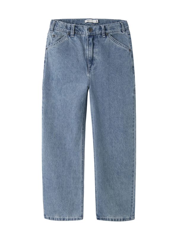 13218365 NAME IT Jongens Wide Leg Jeans – Medium Blue Denim