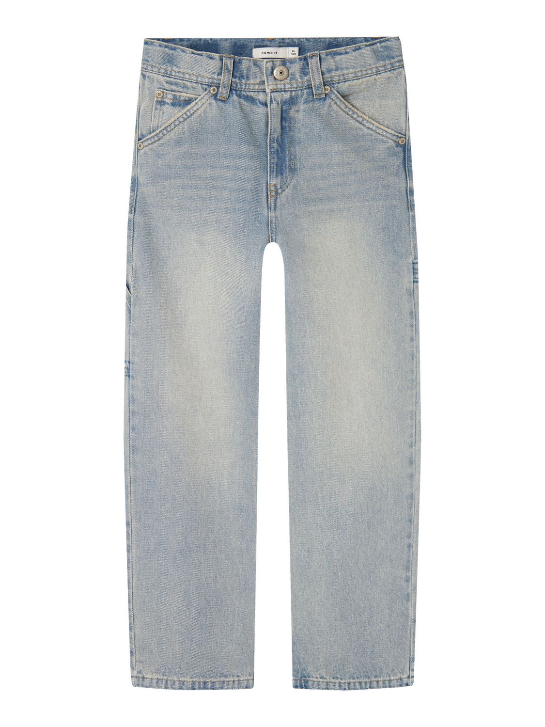 13218365 NAME IT Jongens Wide Leg Jeans – Light Blue Denim