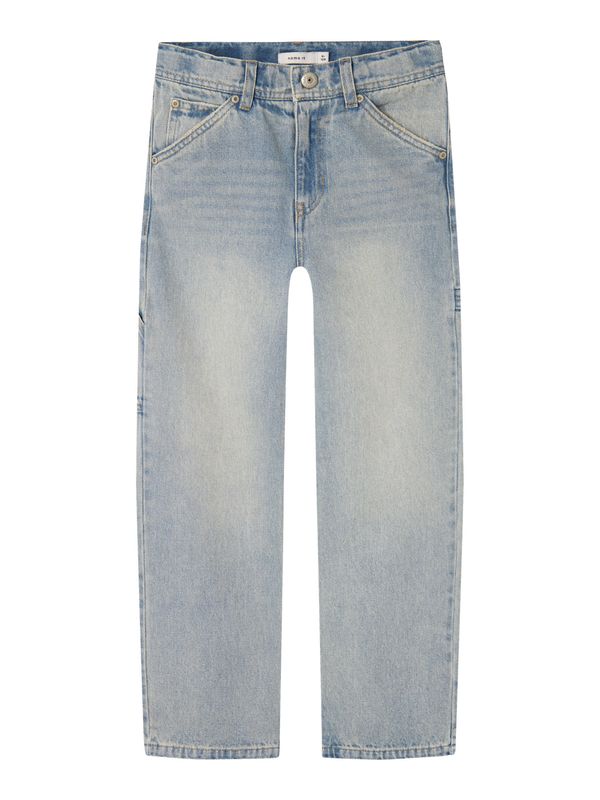 13218365 NAME IT Jongens Wide Leg Jeans – Light Blue Denim