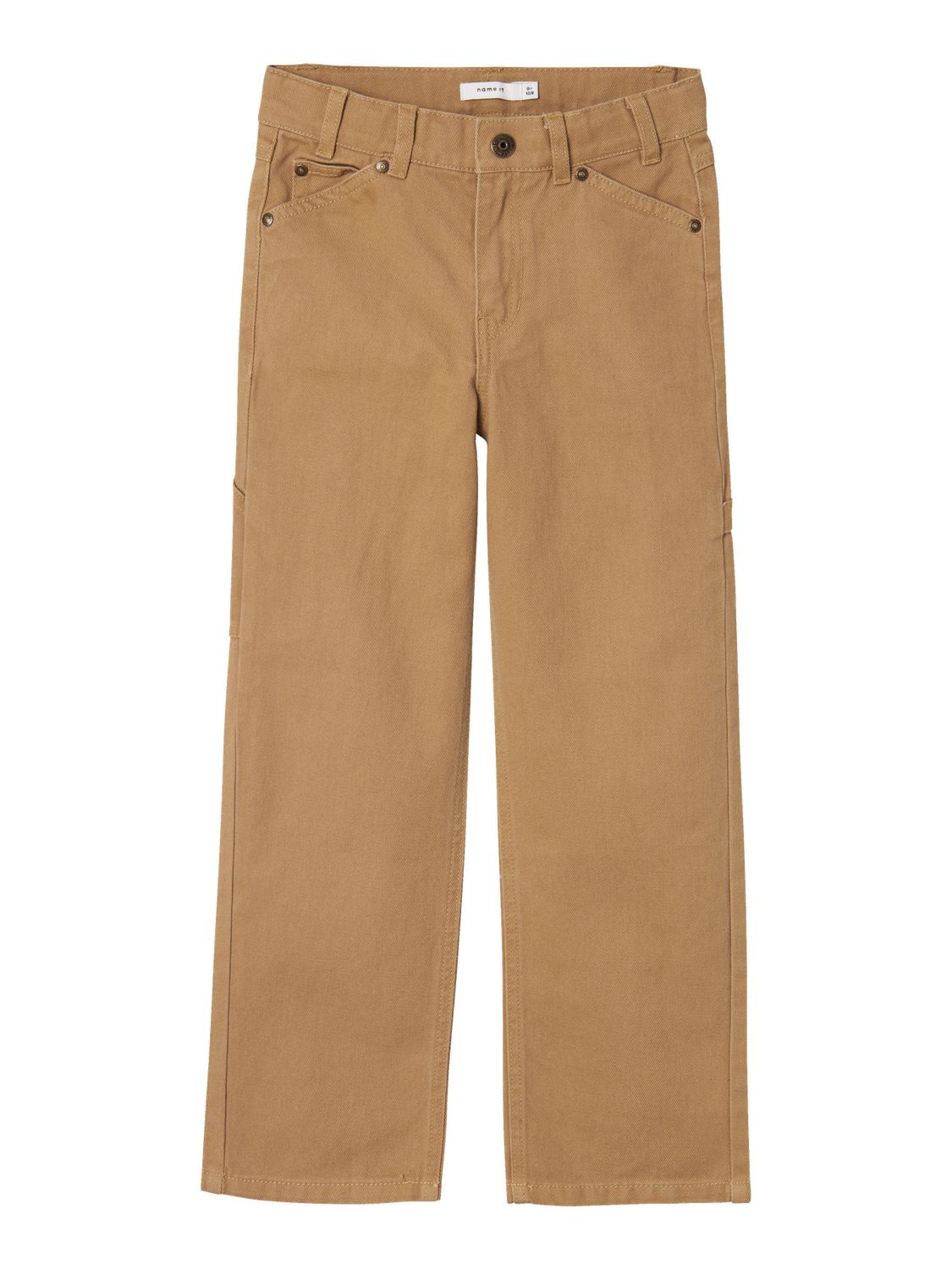 13220713 NAME IT Jongens Wide Leg Twill Broek – Kelp
