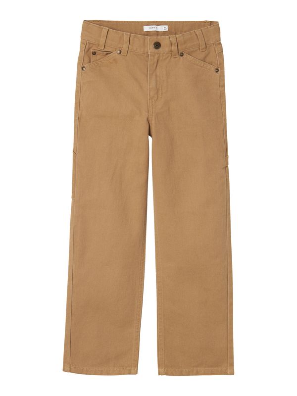 13220713 NAME IT Jongens Wide Leg Twill Broek – Kelp