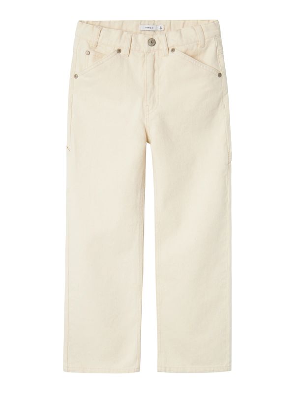 13220713 NAME IT Jongens Wide Leg Twill Broek – Summer Sand