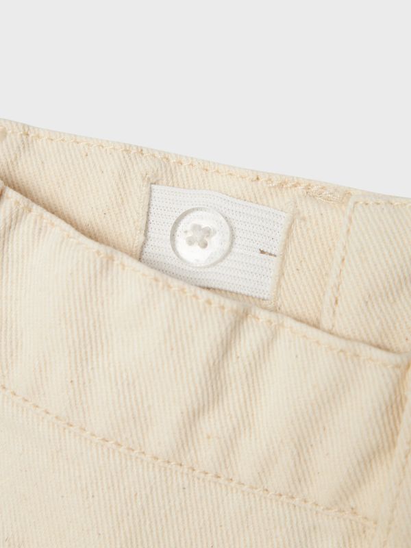 13220713 NAME IT Jongens Wide Leg Twill Broek – Summer Sand