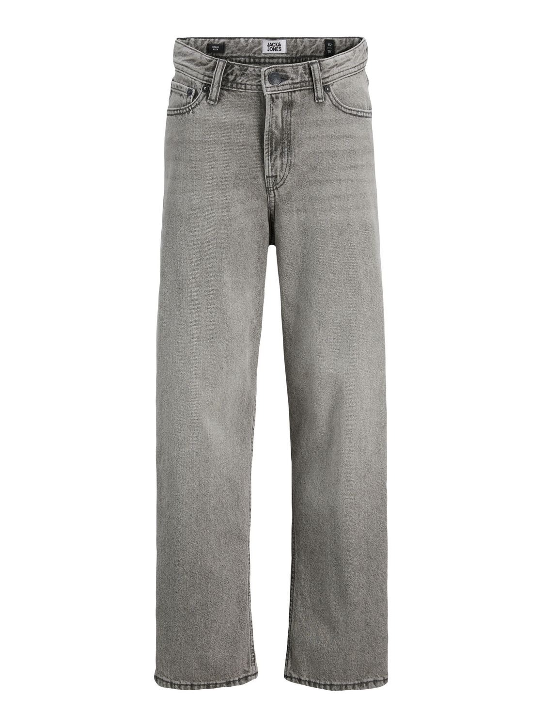 12269929 Jack &amp; Jones Junior Alex Grijze Straight Fit Jeans
