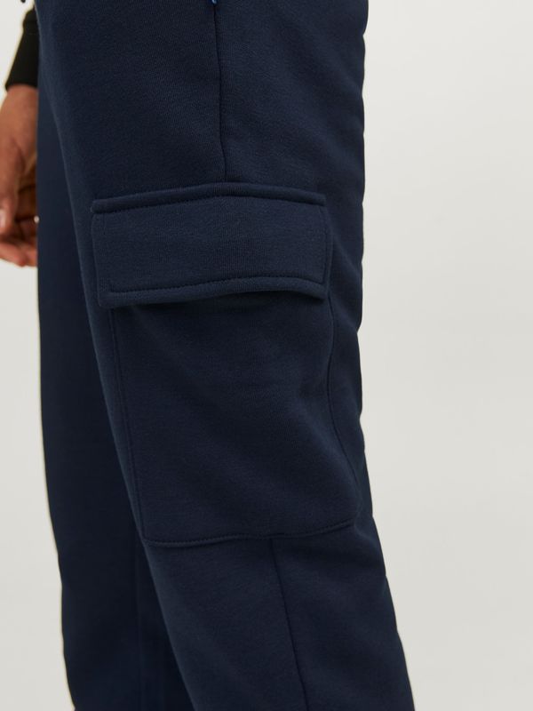12254214 Jack &amp; Jones Junior Donkerblauwe Cargo Joggingbroek Jongens