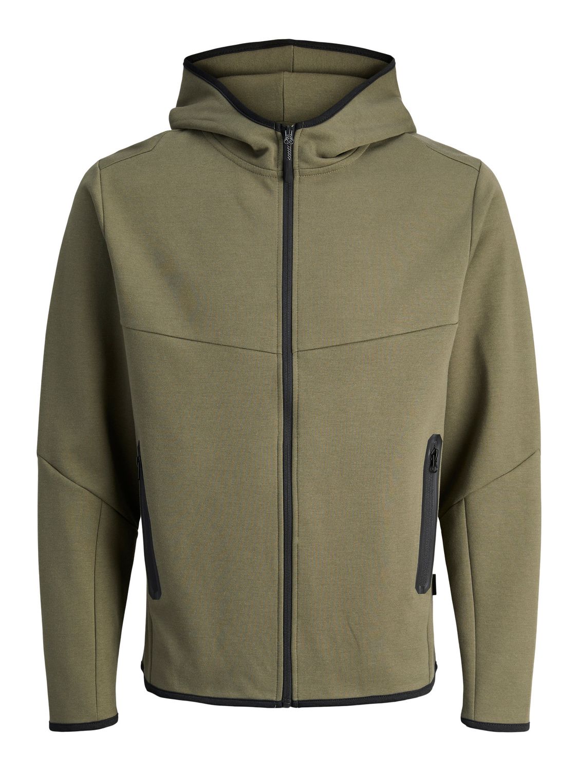 12263334 Jack &amp; Jones Junior Olijfgroene Softshell Jas met Capuchon