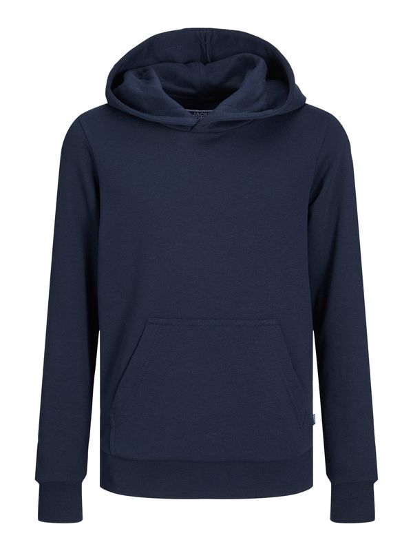 12250531 Jack &amp; Jones Junior Donkerblauwe Basic Hoodie Jongens