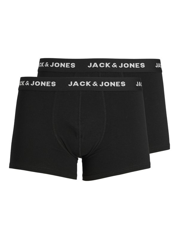 12275596 – JACK &amp; JONES Junior Zwarte Boxershorts – 2-Pack