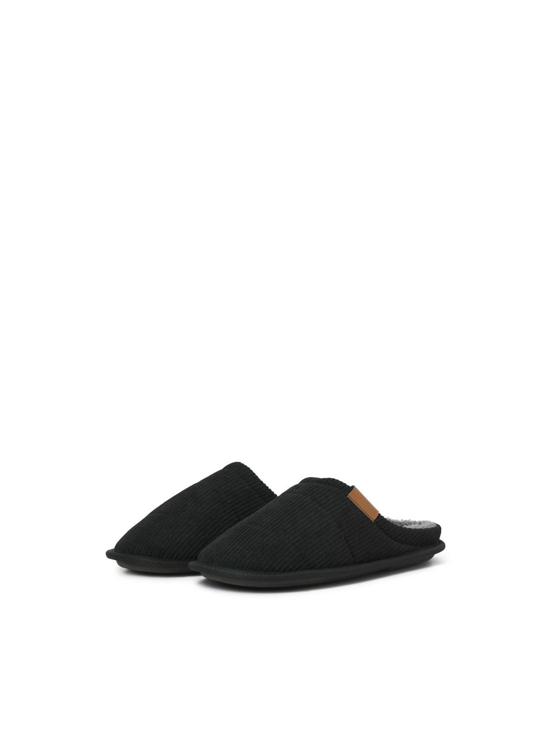 12272659 – JACK &amp; JONES Junior Zwarte Pantoffels