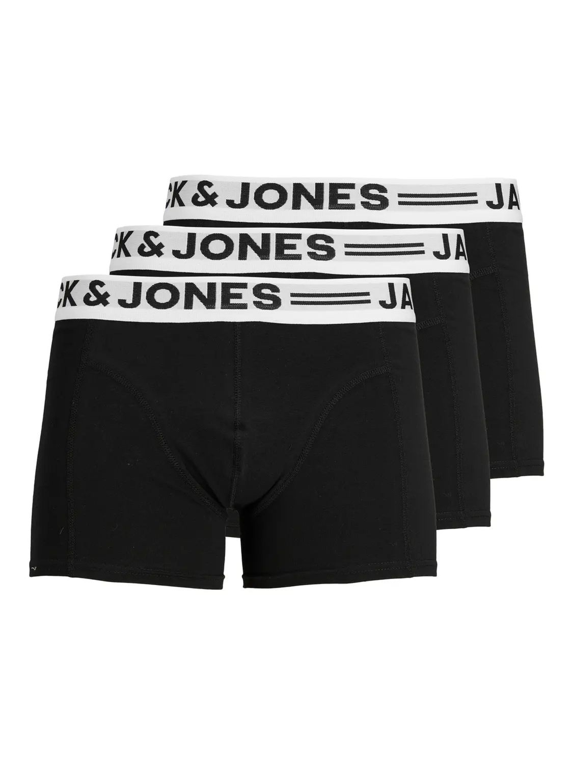 12256698 – JACK &amp; JONES Junior Boxershorts Zwart – 3-Pack