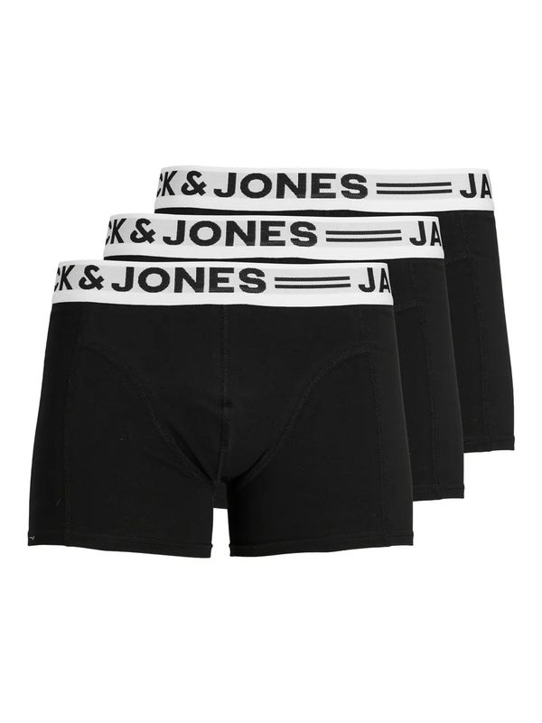 12256698 – JACK &amp; JONES Junior Boxershorts Zwart – 3-Pack